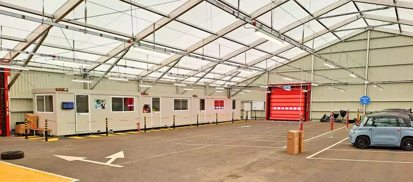 Een tijdelijk opslaggebouw huren