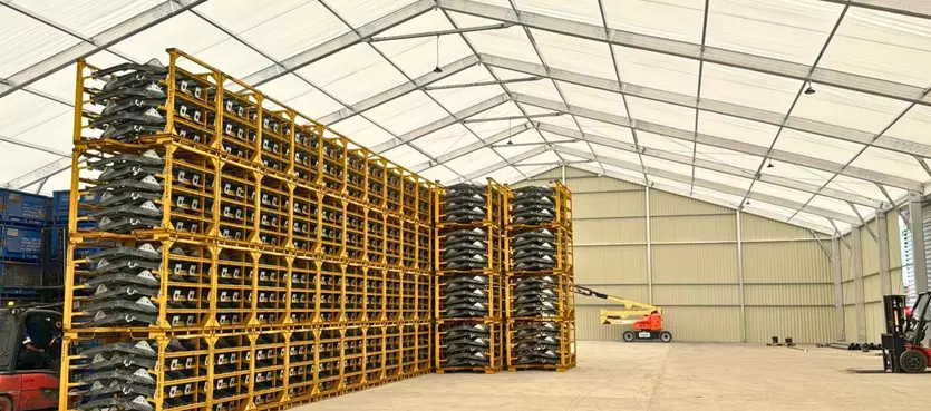 Een tijdelijk opslaggebouw huren